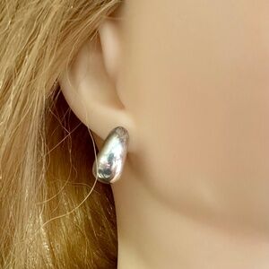 Sterling Silver Claw Hoops